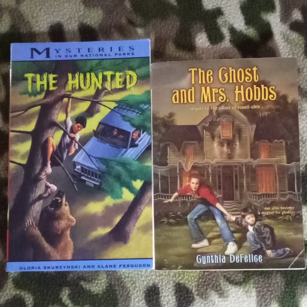 The Hunted and The Ghost and Mrs. Hobbs Books 2 BOOKS